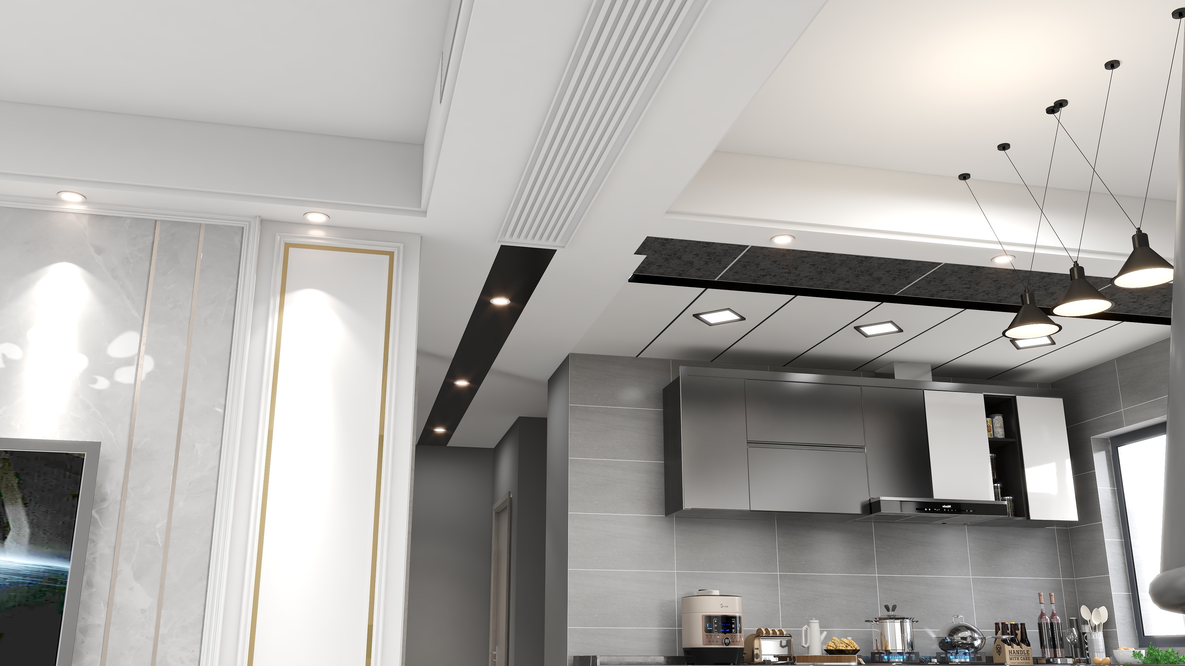 兴旺全屋顶墙高端定制-温馨花园-装修设计方案