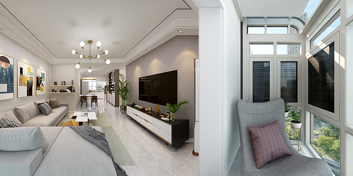 居上设计蒋源-邦泰-御墅6-2-601沈美女-装修设计方案