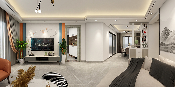 俊道装饰-东江新城9期4栋-装修设计方案