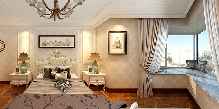 筑巢人文杰-嘉盛园大户型-马雪梅-装修设计方案