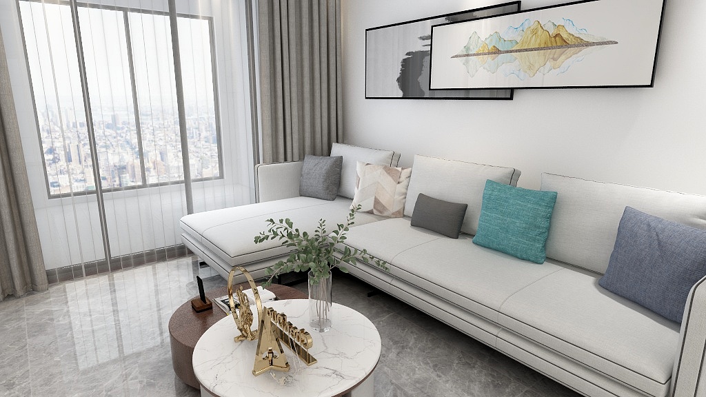 广东佳鸿饰界杨洁-金叶华府文总家装修设计图-装修设计方案