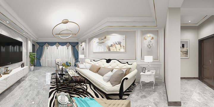 莲立-电大家属院-魁先生吉宅简欧-装修设计方案