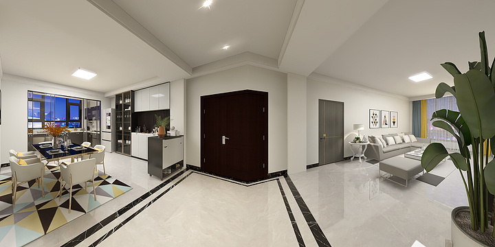 全案设计-陈山-曲梁5楼西户-装修设计方案