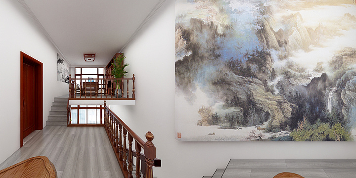 张玲玲-二楼错层-装修设计方案