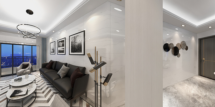 cqmxc-远洋翡丽郡25-1803效果图-装修设计方案