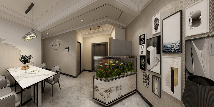 Mir浩-秀水名邸现代-装修设计方案