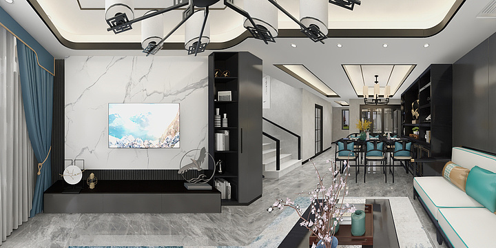 意初设计18888194087-未来之光-新中式-副本-装修设计方案