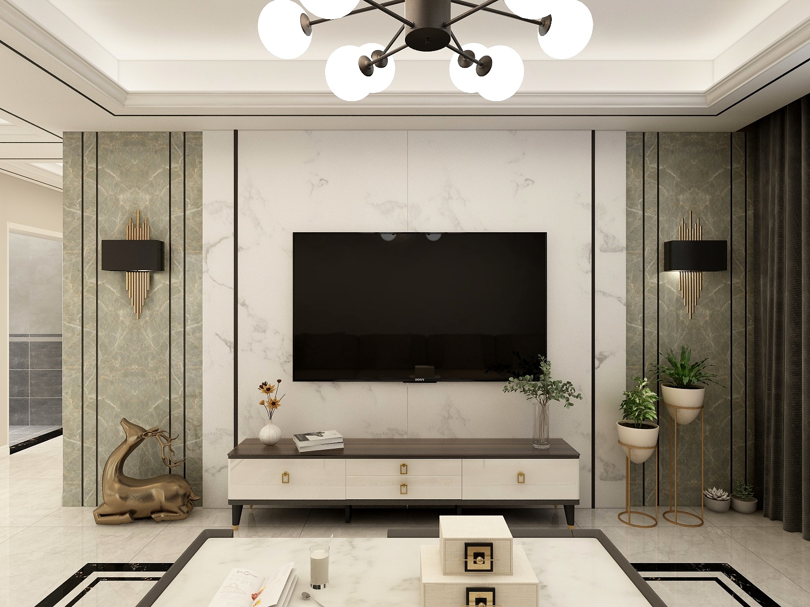 夜猫记忆-【现代轻奢】陕建翠园锦绣翁先生雅居设计-装修设计方案