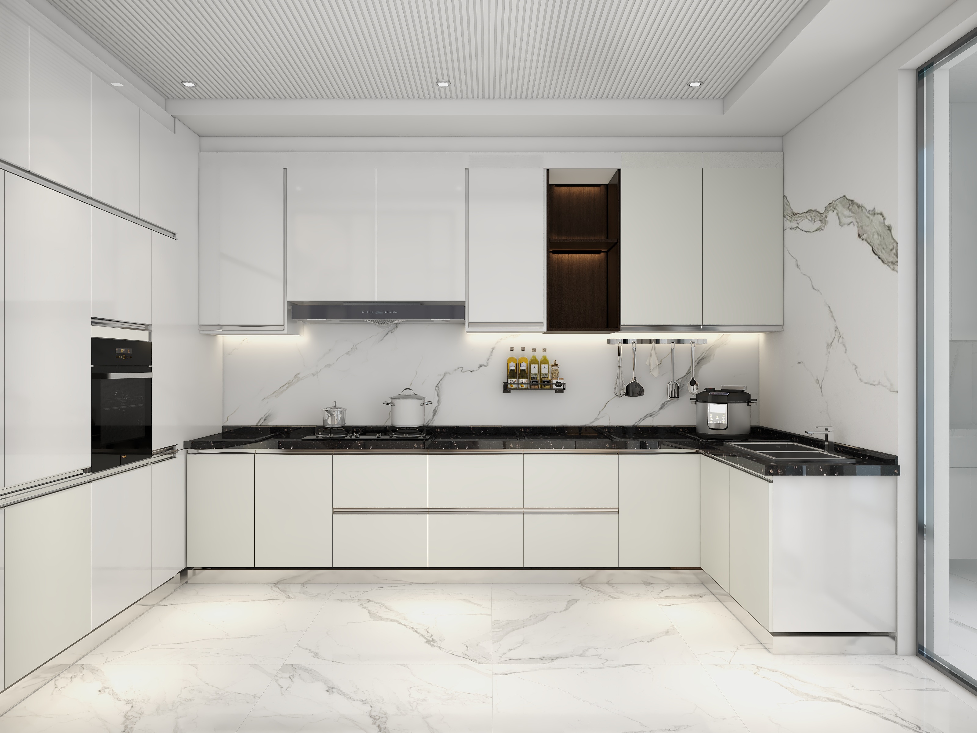 廸偉-簡.大宅-288㎡四居平層装修效果图