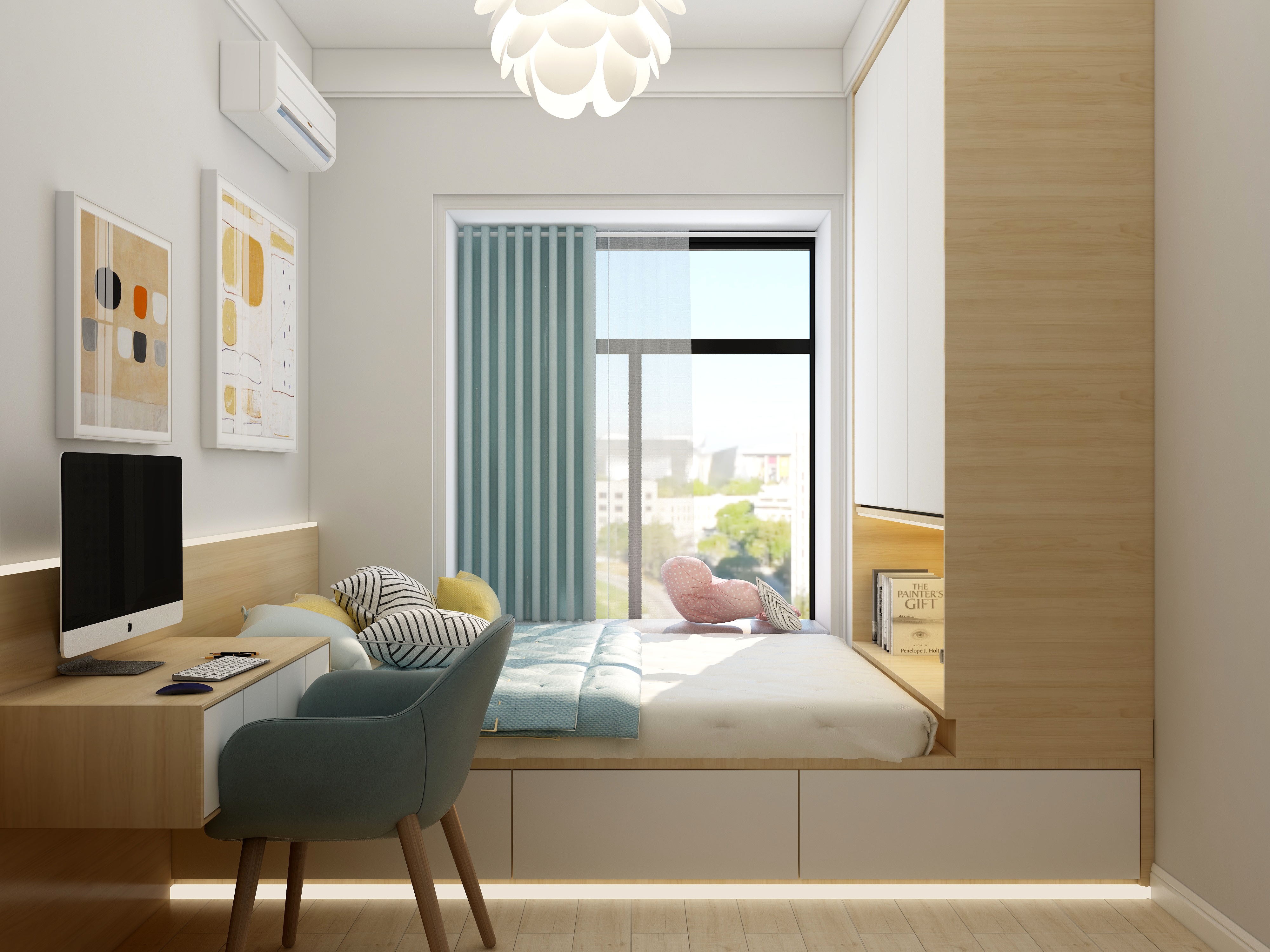 庄育霖-北欧三居装修效果图