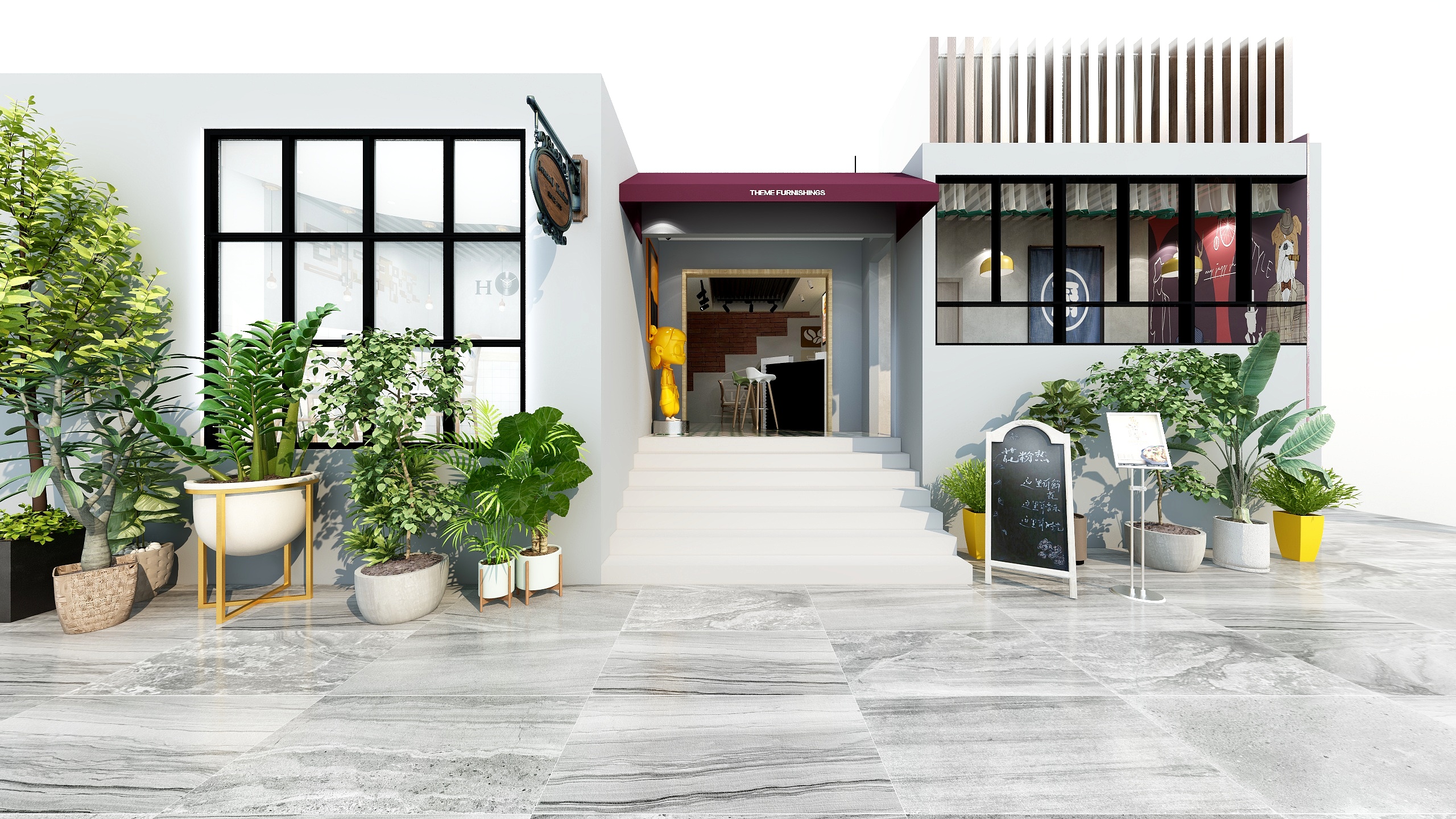 ~大熊设计事务所~-马公子茶饮店-装修设计方案
