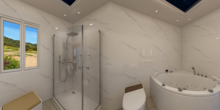 醉美夕阳红-卫生间效果图-装修设计方案