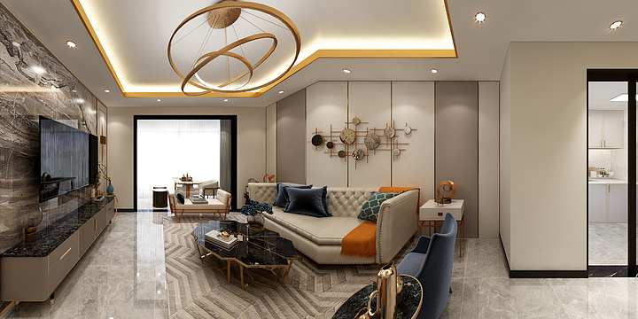 设计师黄秋梅-纳塔装饰海畔湾120.77平方-装修设计方案