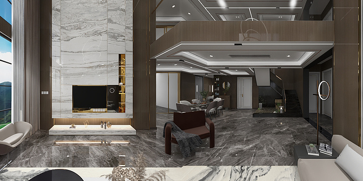 江众-万山华府190㎡1室-装修设计方案