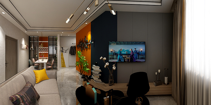 青羽设计-旧房改造-（菇娘）-装修设计方案