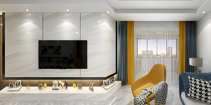 内蒙乌兰察布尼尔科达-1-105-装修设计方案