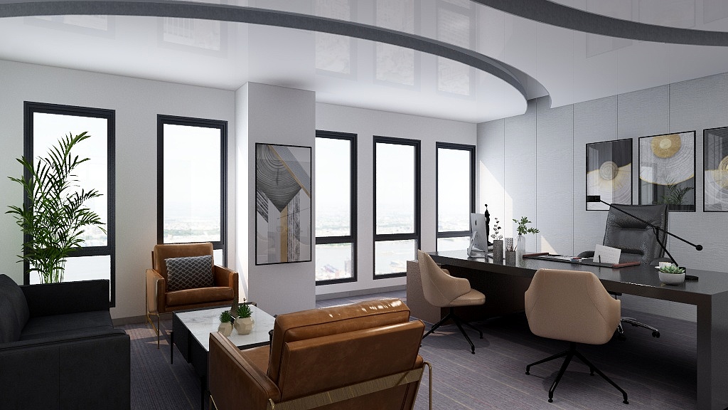 设计满意-光谷金融港2楼-装修设计方案