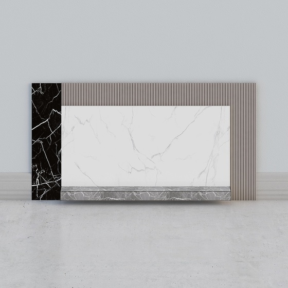 Modern Affordable Luxury-TV Wall