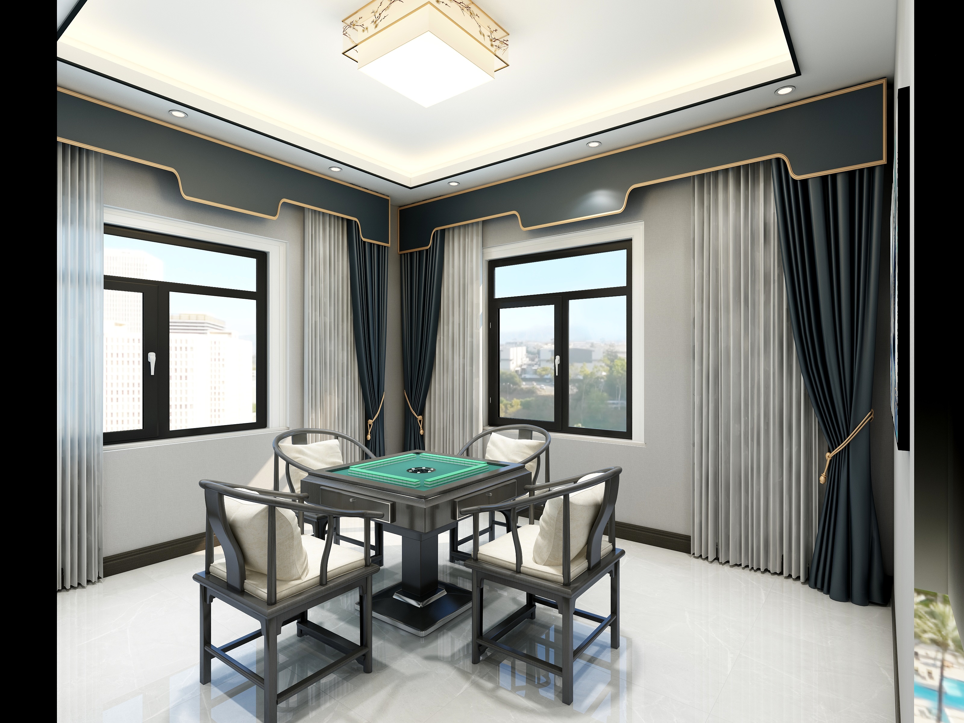 思蓝设计-接待-装修设计方案