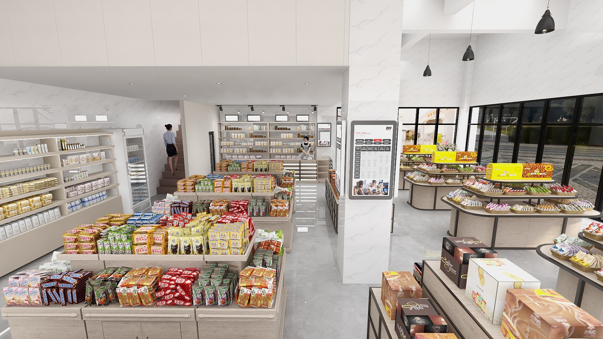 李闻雨-特产品超市-装修设计方案