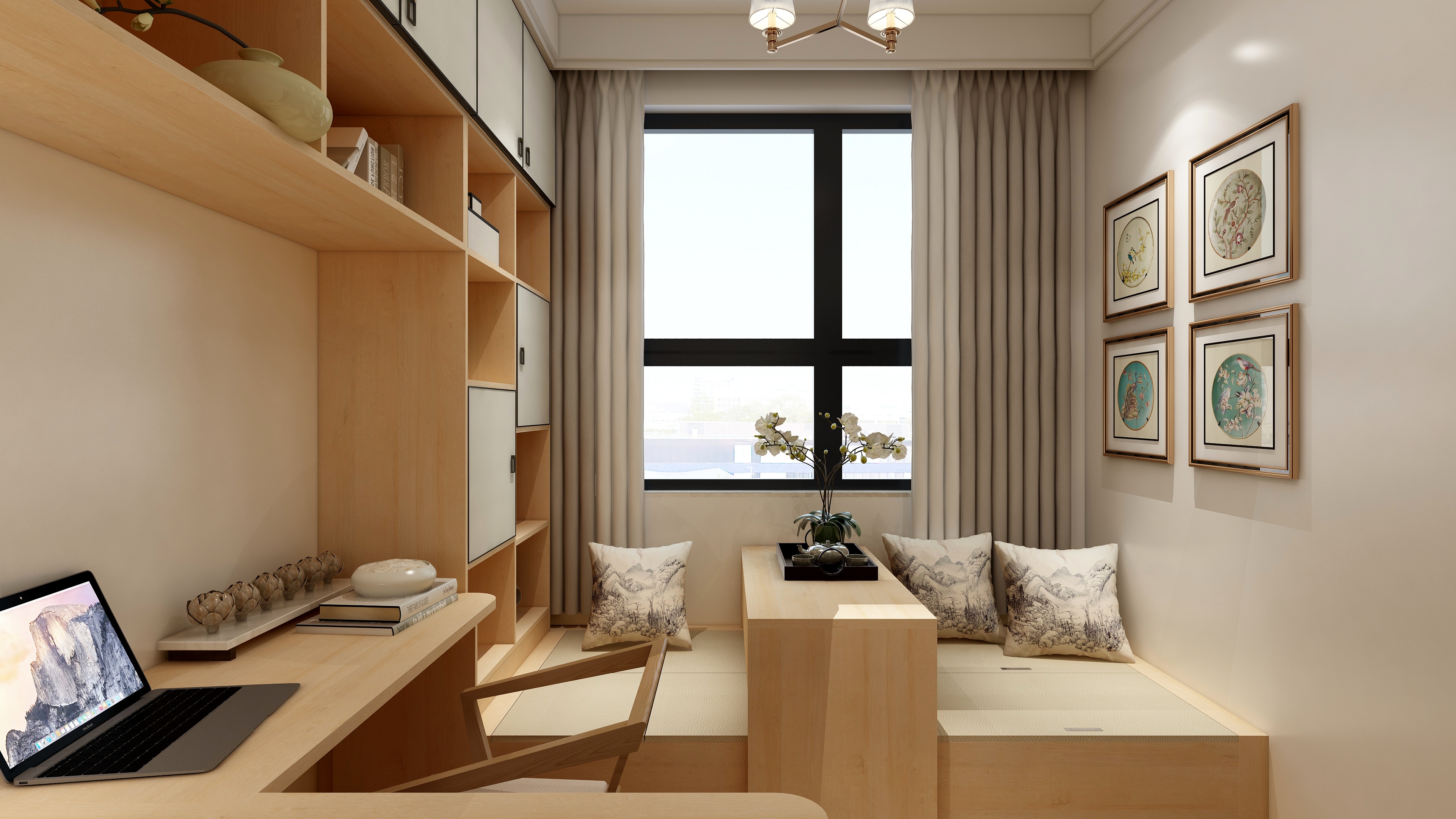 云邸fMQf-新中式蝶恋花装修效果图