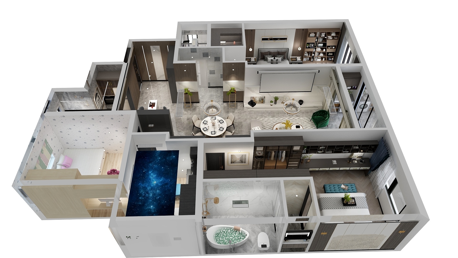 刘吉磊-软装专业作业户型-装修设计方案