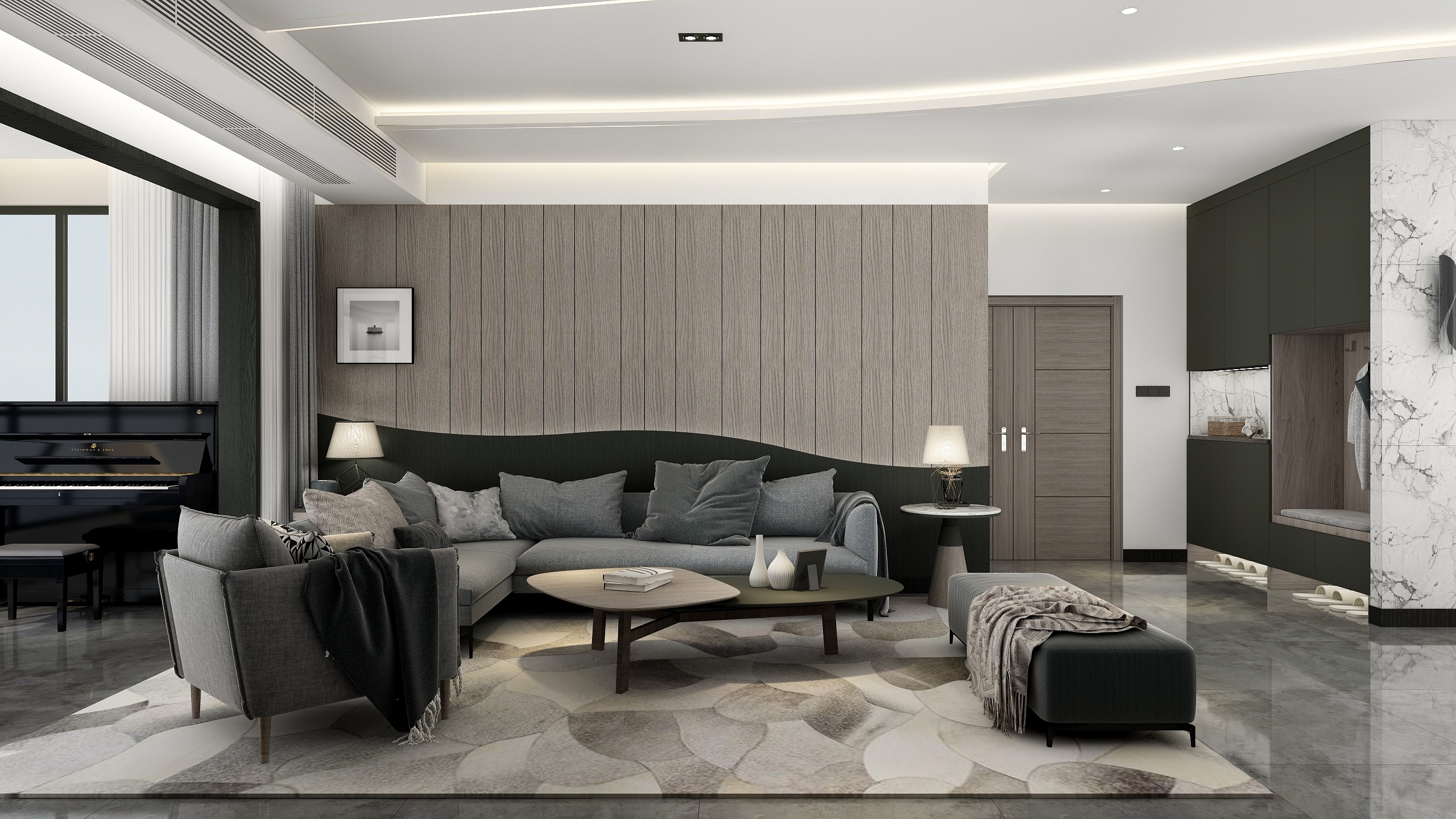 刘华彬-江门碧桂园大成1#902客餐厅区域风格定调-装修设计方案