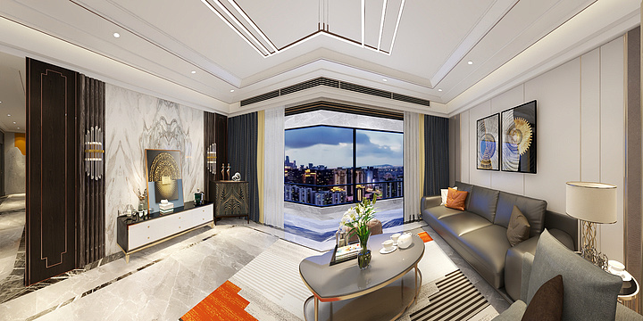 小輝同学-张总御景星城5栋1单元4701（赵训辉原创设计）-装修设计方案