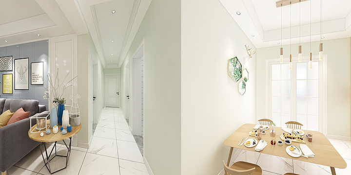 銮龙室内设计-效果图表现-龙山云居2#1701-副本-装修设计方案