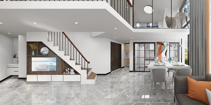 珈蓝Max-亿创T5-613房雍艺装饰-装修设计方案