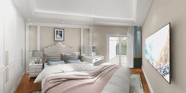 彭强荣-广益..港澳城C户型装修设计图-装修设计方案