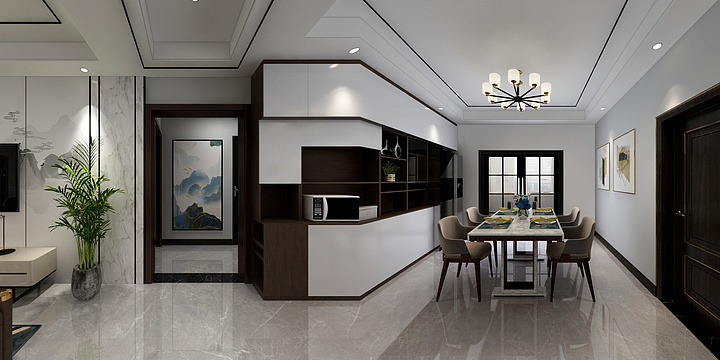 -汾东三号范叔1-2-104新中式-装修设计方案