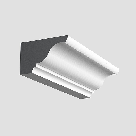 Gray Angle Line 3D Model for Modern Design
