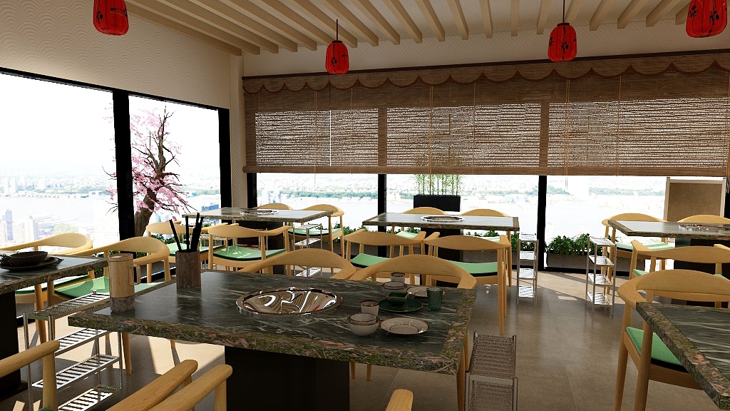 琳朔空间设计-火锅店-副本-装修设计方案