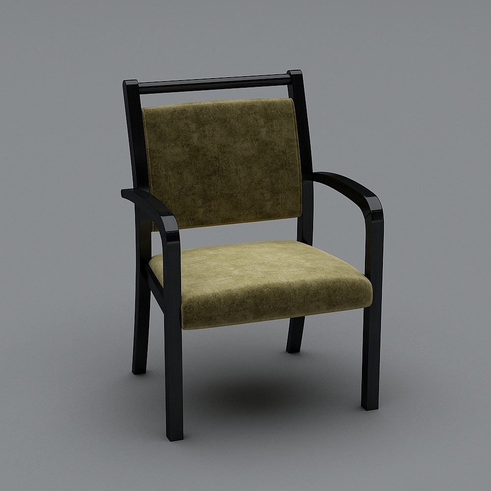 意式极简套餐-13书椅3D模型