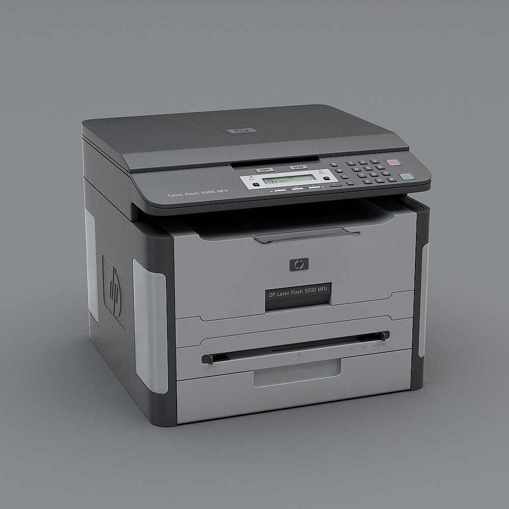 现代打印机0013D模型