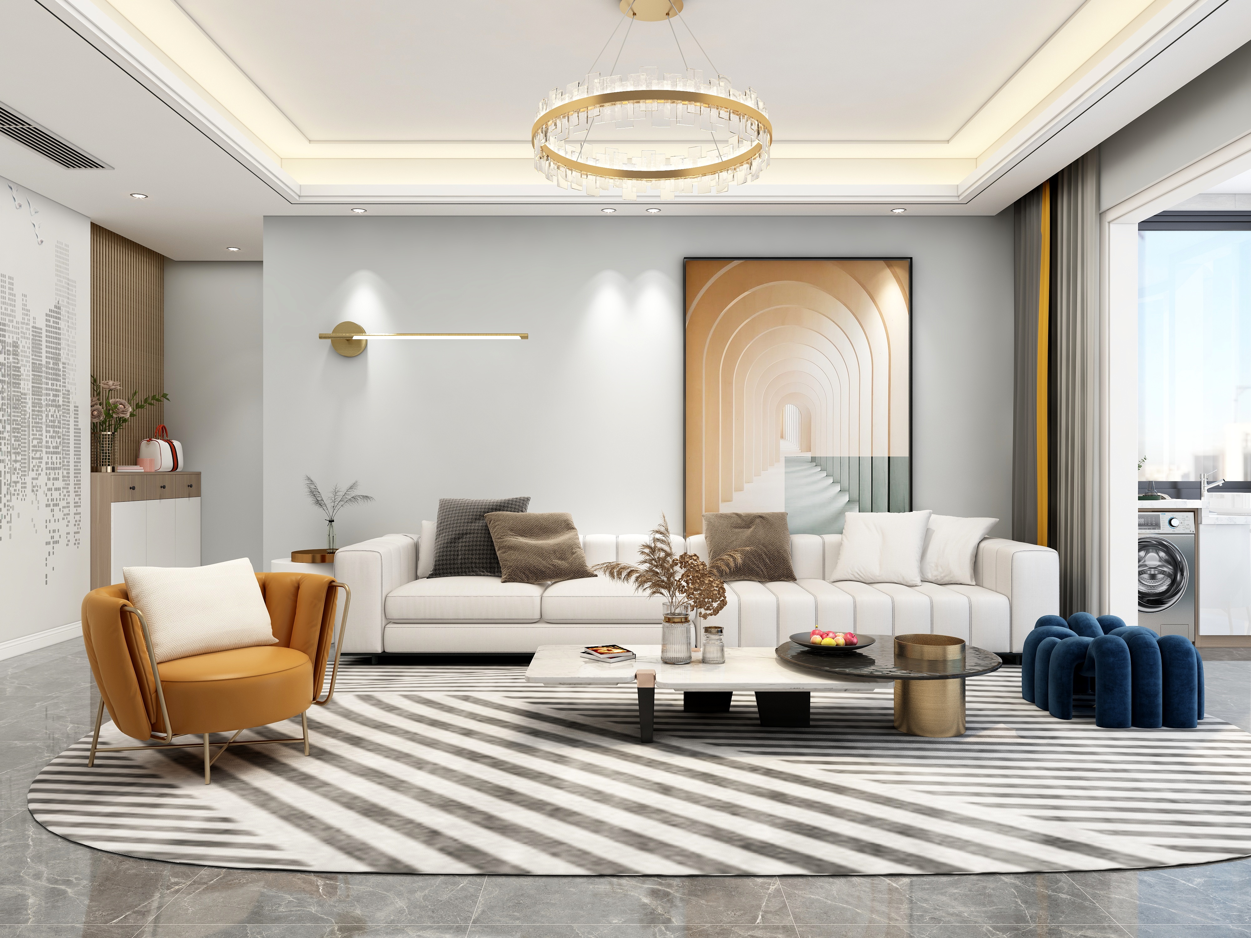 刘振-《初语》--现代|四居装修效果图