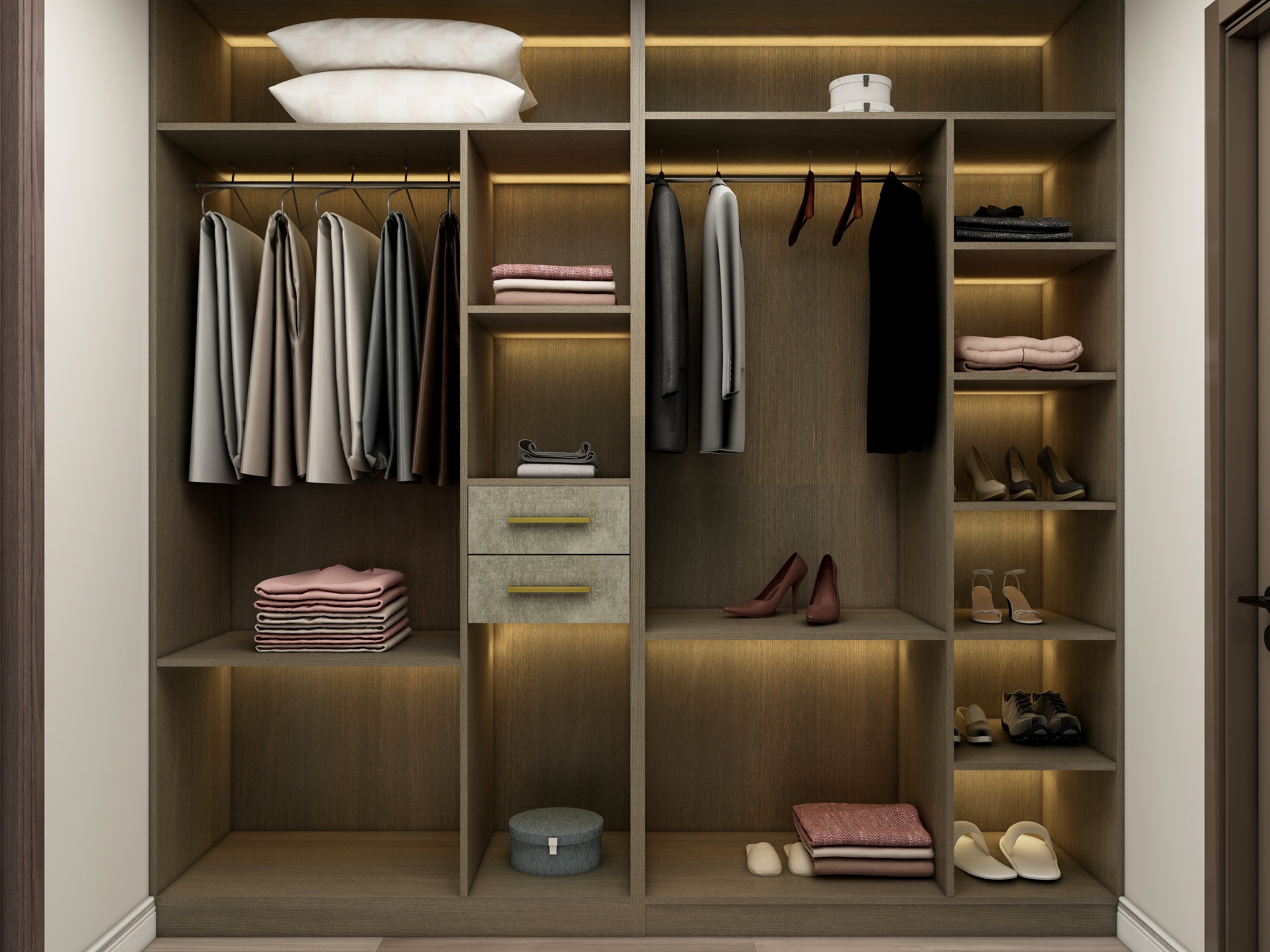 至简名设一马文浩-现代轻中平墅装修效果图