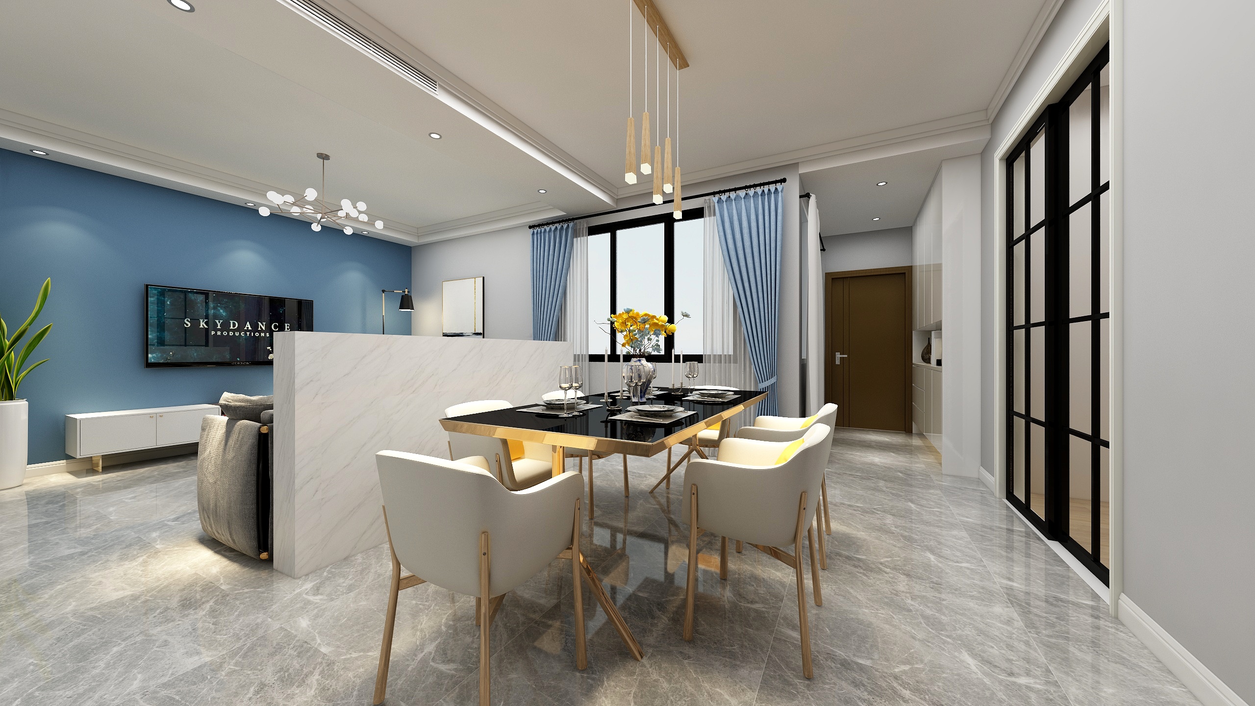 青木空设计-蓝海-装修设计方案