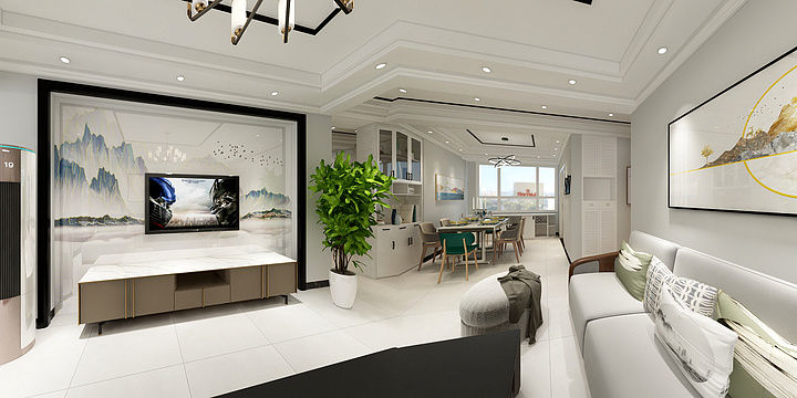 王工JSah-状元学府：7栋504室-装修设计方案