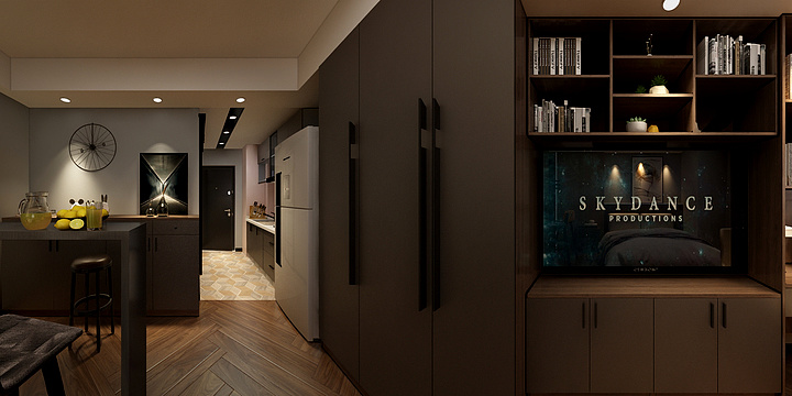 整装设计落地-宝龙城市广场公寓1605-装修设计方案