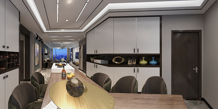 设计师LP-当代云谷142-副本-装修设计方案