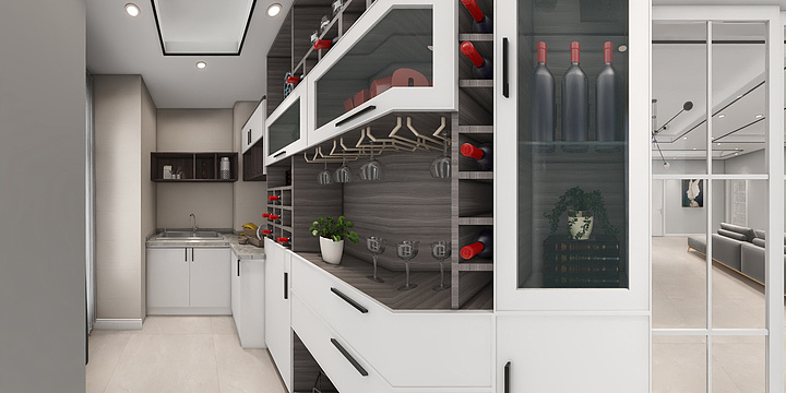 萨米特瓷砖设计刘倩-林溪郡16-501（3）-装修设计方案