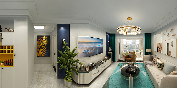 龍海专注设计-颐景华苑3期1512501号楼115-装修设计方案