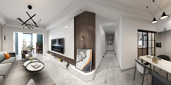 李明弦-美居乐-粟总-现代-107-装修设计方案