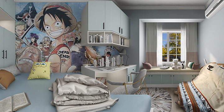 Qw1ko.-后现代--金地天悦132平方-装修设计方案