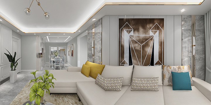 咏-YONG-幸福公馆2栋1602-装修设计方案