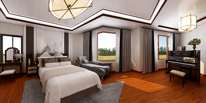 A李潇-现代中式-装修设计方案