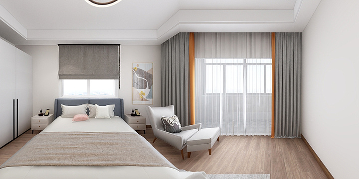 木梵定制-赵岗新区 - 二楼-装修设计方案