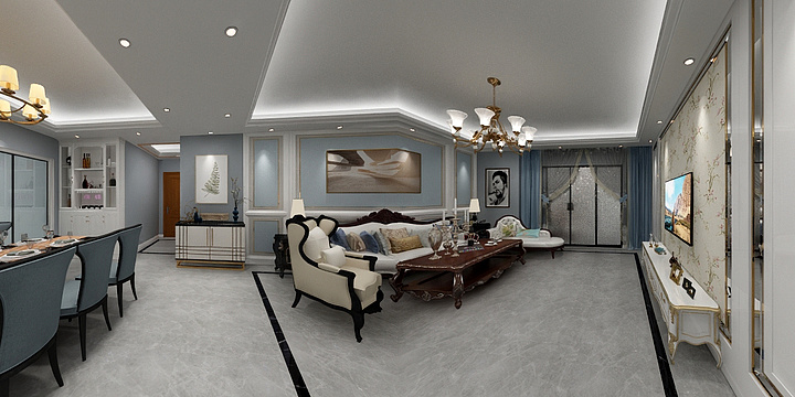 阿權啊-鸣城佳园167平-装修设计方案